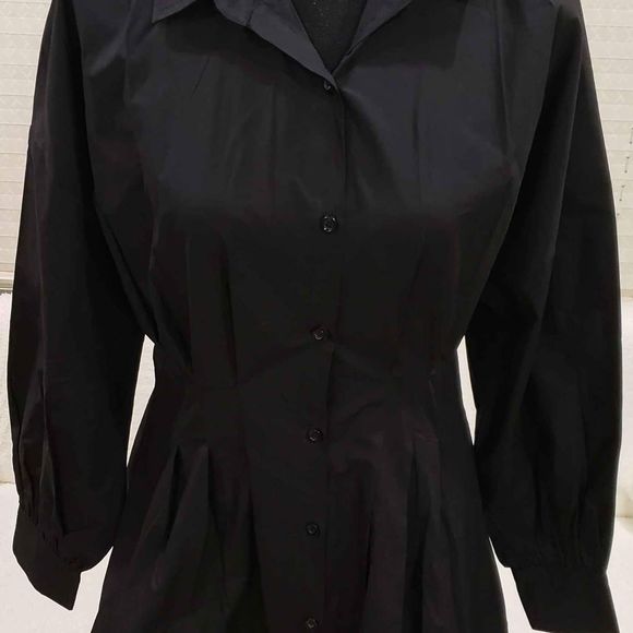 NEW Black Bodycon Fit & Flare T-SHIRT Dress Women's Ladies Size Small - Picture 9 of 16